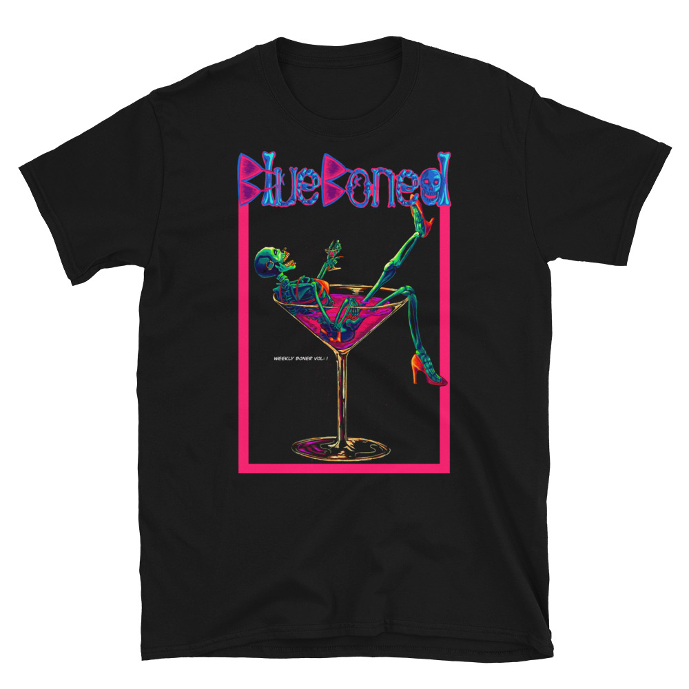 BlueBonedStudio “Cocktail Glass” Unisex T-Shirt