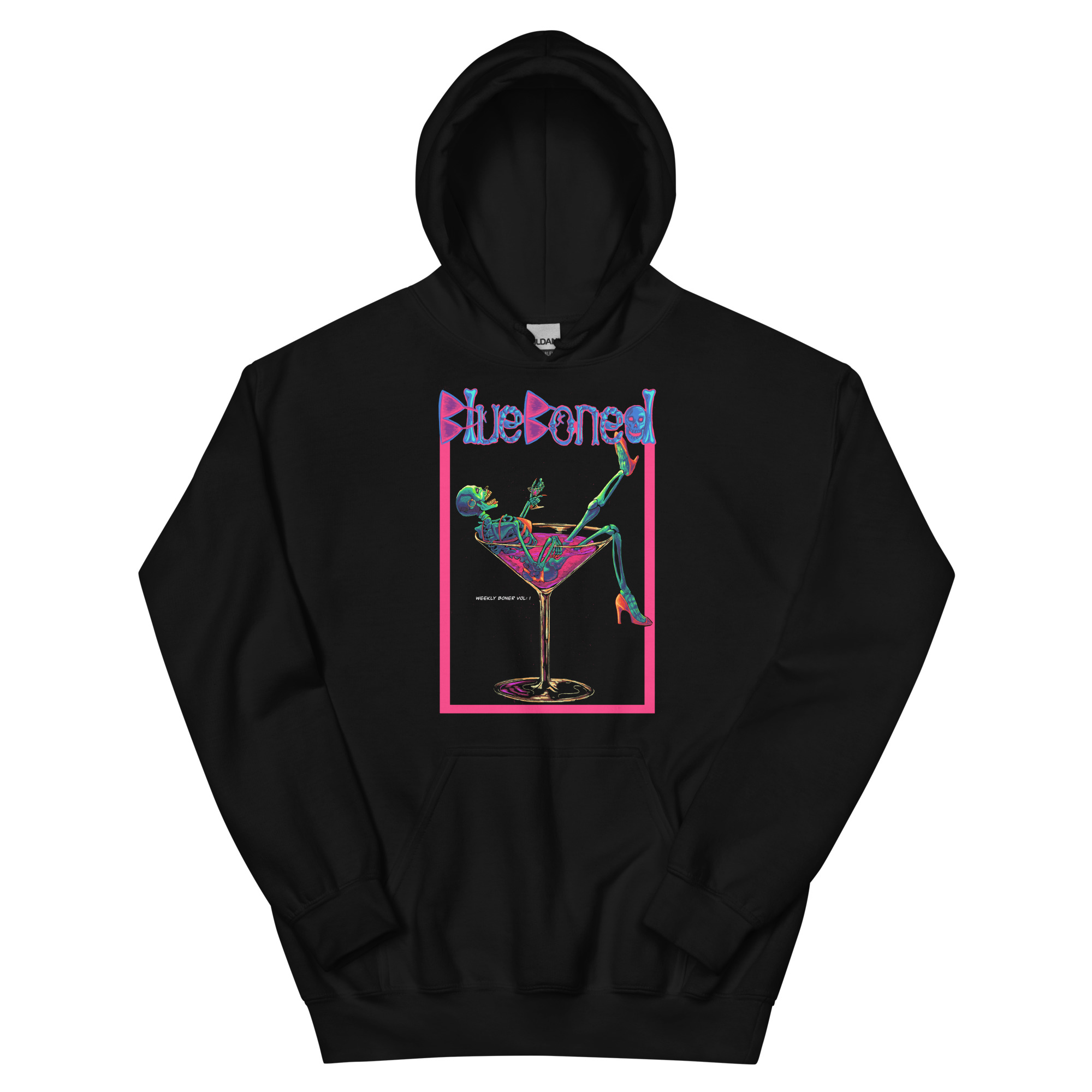 BlueBonedStudio “Cocktail Glass” Unisex Hoodie